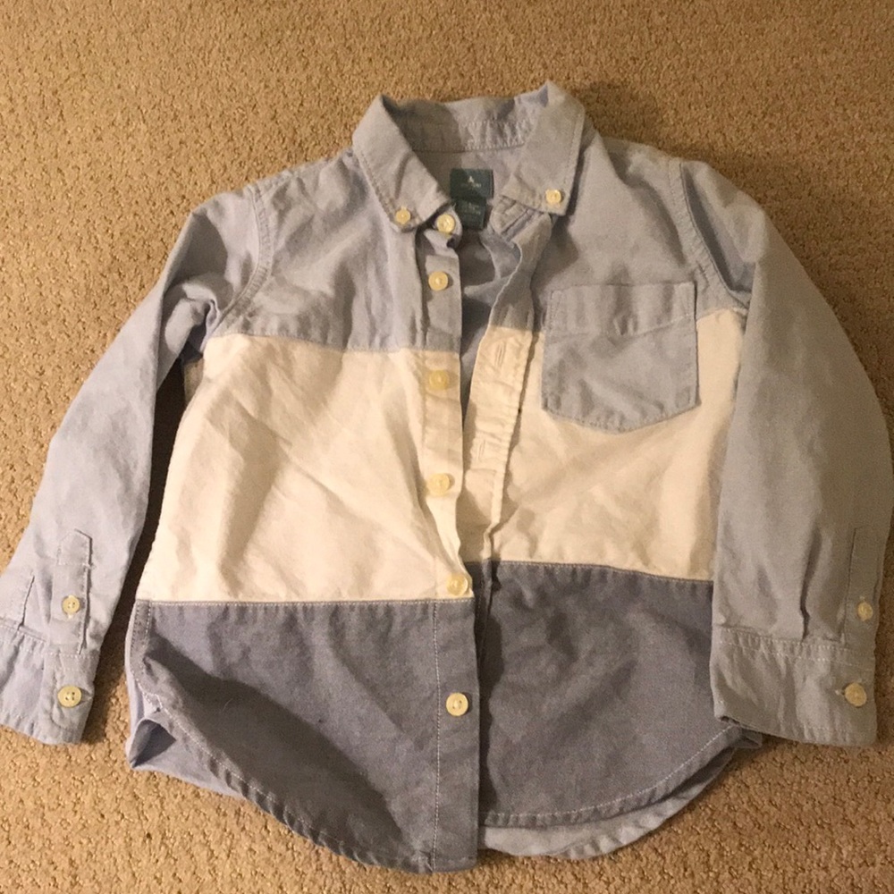 Toddler Button up dress long sleeves 4t